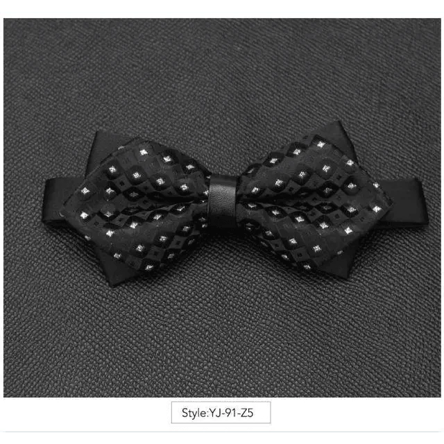 Wedding Men Butterfly Bowtie Formal Bow Ties Beautiful Printed Men Luxury Adjustable Business Bowties
