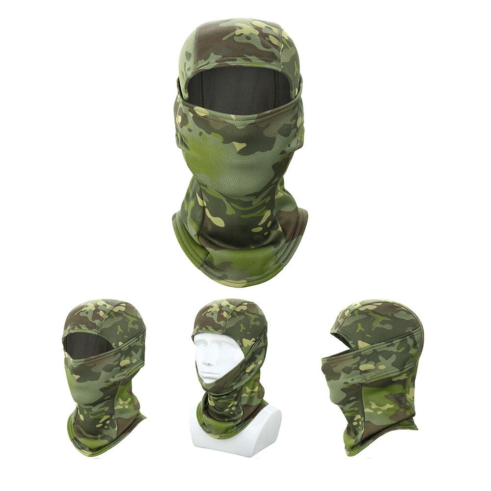 Winter Warmer Fleece Tactical Balaclava Full Face Mask Ski Paintball Running Hunting Hiking Cycling Sports Snowboard Scarf Men Motocross Summer Men Face Scarf Mask Sunscreen Dustproof Army Cycling Hunting Fishing Tactical Airsoft Hat