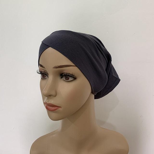 Women Soft Cotton Under Scarf Cap Turban Ready Wear Hijab Cap Female Headscarf Bonnet Hijabs Head Wraps for Women
