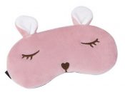 Breathable Cute Men And Women Sleeping Eye Masks, Pink Cartoon Rabbit – GM-HEA11061971-ADAM01783