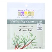 Aura Cacia – Aromatherapy Mineral Bath Meditation – 2.5 oz – Case of 6 – 0682559