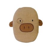 Not To Drop Hair Lovely Piggy Shape Baby Bath Sponges, Coffee – DS-BEA11149327011-MONKEY00365