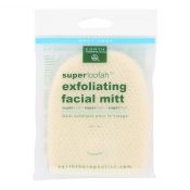 Earth Therapeutics Loofah – Super – Exfoliating – Facial Mitt – 1 Count – 1711399
