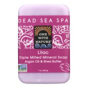 One With Nature Triple Milled Soap Bar – Lilac – 7 oz – 1153865