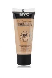NYC New York Color Skin Matching Foundation With Adapting Technology 686 Light – hs1950oz1.5×1-074170369533