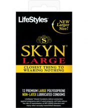 Lifestyles skyn large non-latex – box of 12 – TCN-7627-87