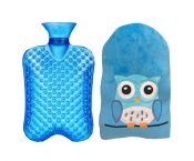 Small Adult Detachable Cartoon Flannel Sets of Hot Water Bottle,Owl – DS-HEA3763901-AIMEE00401