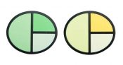 Set of 2 Contact Lens Case Portable Eye Lens Case, Green And Yellow – GM-HEA4044171-KELLY00878