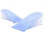 Set of 2 2-Layer 3.5cm Height Increase Insole Shoes Pad Silicone Pad, Blue – PS-HEA3780121-YAN01264