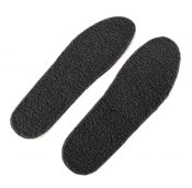 3 Pairs Winter Plush Replacement Shoe Insoles for Men Soft Shock Absorption Shoe Insert Pad – Black – PS-HEA672097011-KELLY00277-RP