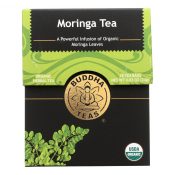 Buddha Teas – Organic Tea – Moringa – Case of 6 – 18 Bags – 1876440