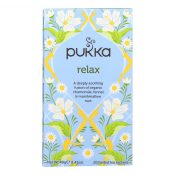 Pukka Herbal Teas Relax – Caffeine Free – Case of 6 – 20 Bags – 1164458