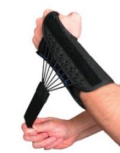Wrist Splint w/Bungee Closure Left  Large – 9BW3L