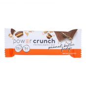 Power Crunch Bar – Peanut Butter Fudge – Case of 12 – 1.4 oz – 0248310