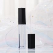 Color: Black, capacity: 5mm, style: 10pcs – 5ml Square Lip Glaze Tube
